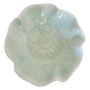 Salad Bowl Melamine Sea Foam Green 14" Diameter